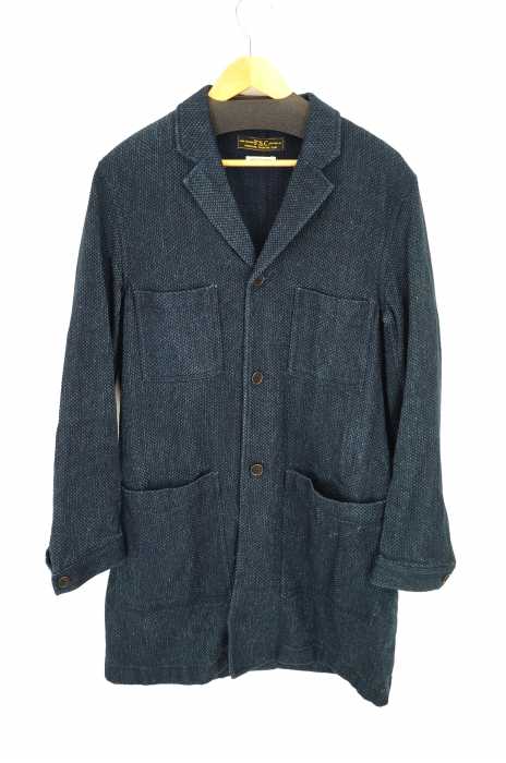 FREEMANS SPORTING CLUB(フリーマンズスポーティングクラブ) sashiko Shop Coat インディゴ 刺し子 ショップコート メンズ アウター