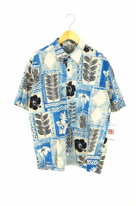 KoaRoad（フルギ） ウッドボタン 総柄アロハシャツ メンズ トップス