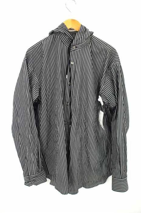JOHN LAWRENCE SULLIVAN (ジョンローレンスサリバン) STRIPE HOODIE SHIRT メンズ トップス