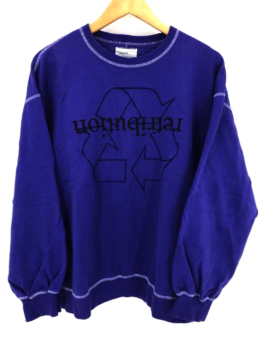 SHAREEF（シャリーフ） RECYCLING MARK BIG SWEAT メンズ トップス