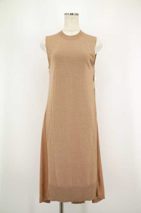 MERCURYDUO （マーキュリーデュオ） 16SS　BACKプリーツボトルネックニットワンピース レディース ワンピース