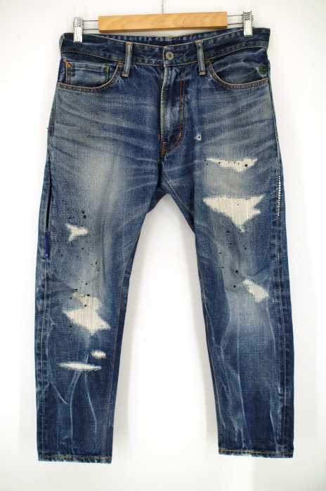 DENIM BY VANQUISH & FRAGMENT（デニムバイヴァンキッシュフラグメント） VFP5004 ダメージ加工 メンズ パンツ
