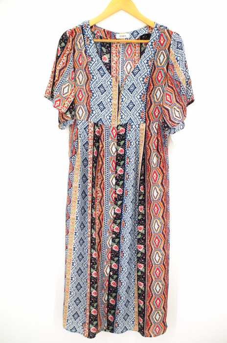 EVRIS （エヴリス） エスニックロングシャツワンピ レディース ワンピース