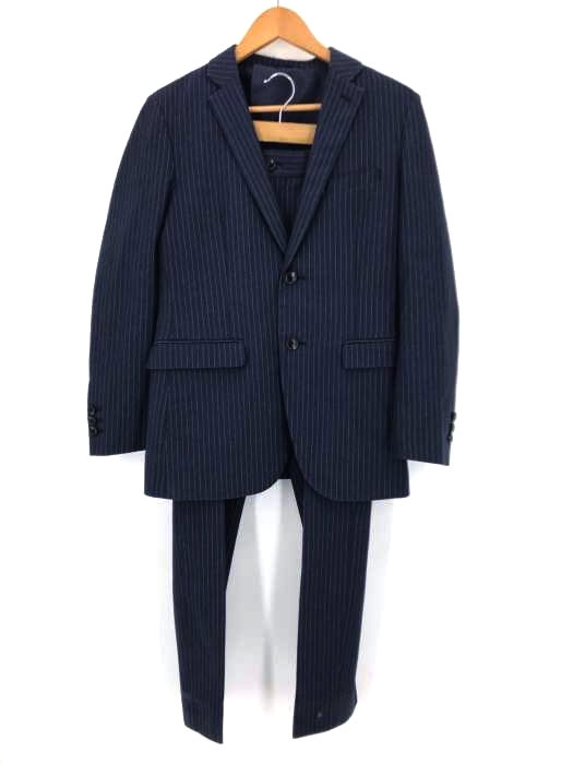 MORGAN HOMME（モルガンオム） 2Bストライプテーラードジャケットセットアップ メンズ セットアップ