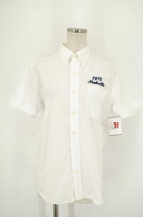 HYSTERIC GLAMOUR （ヒステリックグラマー） チェーンステッチ半袖ボタンシャツ レディース トップス