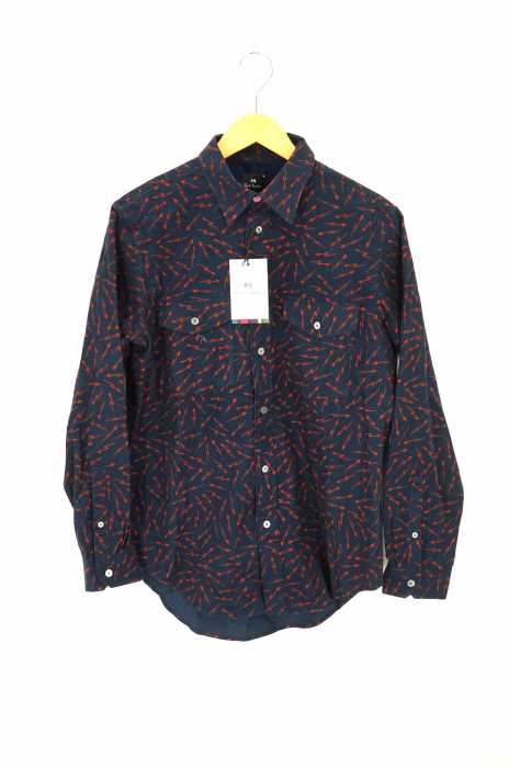 PS Paul Smith （ピーエスポールスミス） LIGHTNING ARROWS コーデュロイプリントシャツ メンズ トップス