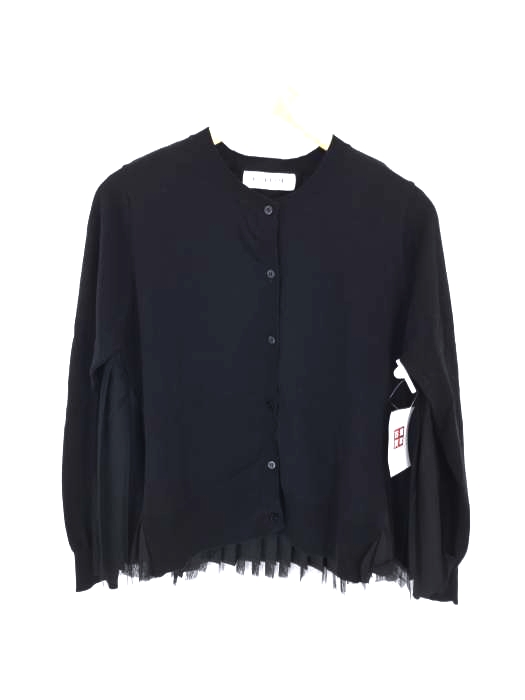 Ray BEAMS(レイビームス) バック プリーツ カーディガン レディース トップス