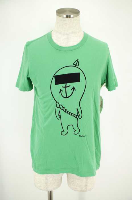Ne-net （ネネット） プリント入り半袖Tシャツ メンズ トップス