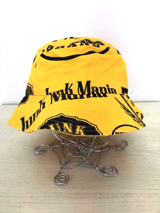 JUNKMANIA(ジャンクマニア) LOGO PATTERNS HAT YELLOW メンズ 帽子