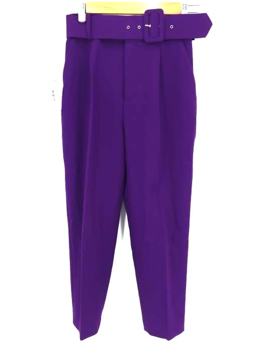 ZARA（ザラ） Belted Trousers ベルテッドトラウザーズ レディース パンツ