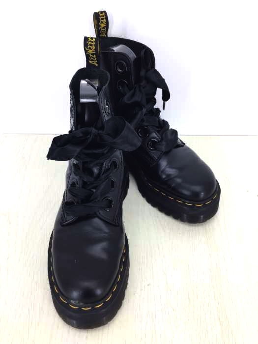 Dr Martens ドクターマーチン Molly 6eye Boots 6ホール厚底ブーツ レディース シューズ ブランド古着買取販売バズストア