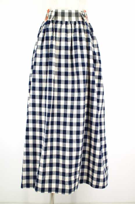 Pameo Pose （パメオ ポーズ） ROMANTIC CHECK MAXI SKIRT チェック柄マキシスカート レディース スカート