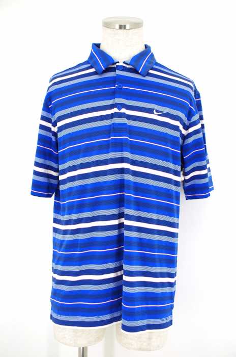 NIKE GOLF （ナイキゴルフ） ボーダー柄半袖ポロシャツ メンズ トップス