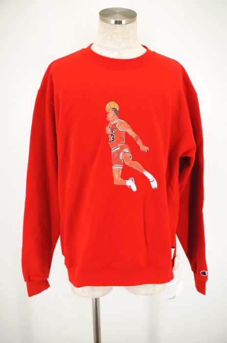 CULTCLUB × CHAMPION （カルトクラブ チャンピオン） 23 CREWNECK by YUNG LENOX プレイヤー バスケットボール メンズ トップス
