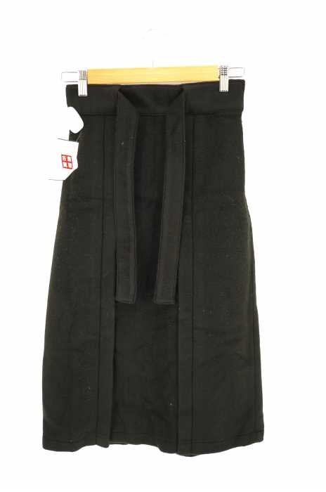SLY（スライ） FRONT BELTED WOOL LIKE SK レディース スカート