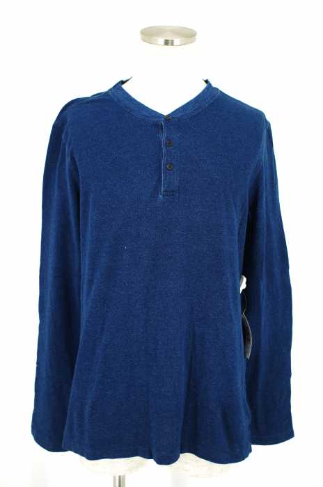 Gap （ギャップ） ヘンリーネックロングスリーブTシャツ メンズ トップス
