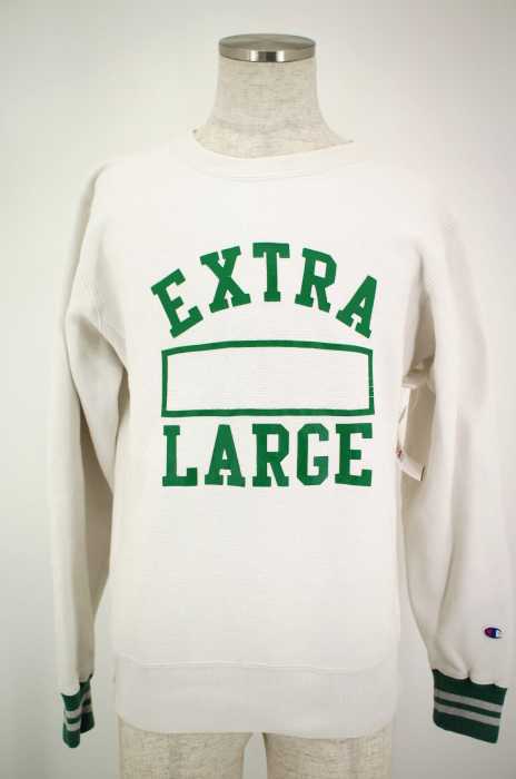 X-LARGE×Champion （） REVERSE WEAVE　プリント入りプルオーバースウェット メンズ トップス