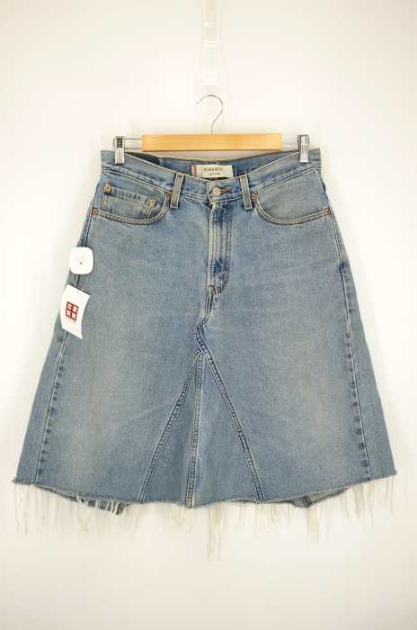 Levi's (リーバイス) 505 regular fit カットオフデニムスカート レディース スカート