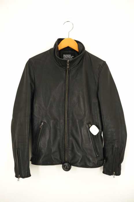 nano universe （ナノユニバース） カウレザースタンドカラーシングル  