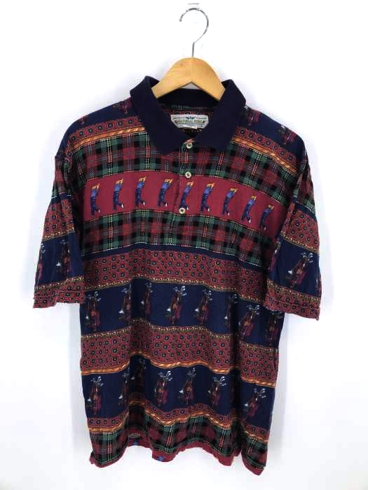 NATURAL ISSUE（ナチュラルイシュー） 90s 総柄ポロシャツ メンズ トップス