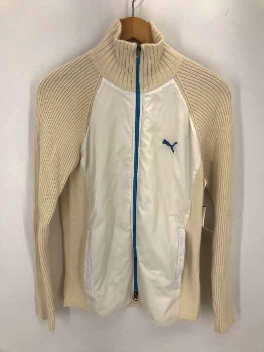 PUMA（プーマ） ニット切り替え ジップアップブルゾン メンズ アウター