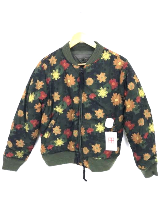 WHITE MOUNTAINEERING（ホワイトマウンテニアリング） MA-1 リバーシブル ブルゾン Nylon Twill×Flower Printed Polyester Taffeta Lining Reversible メンズ アウター