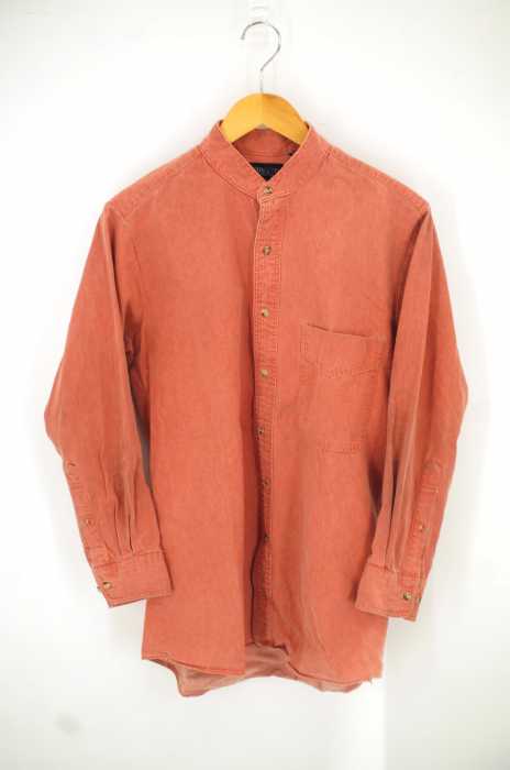 LANDS END（ランズエンド） USA製 ノーカラーシャツ メンズ トップス