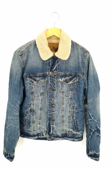 American Eagle ボア　Gジャン　デニムジャケット American Eagle - American Eagle アメリカンイーグル インナー