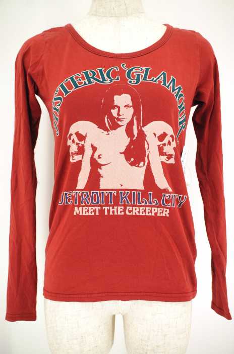 HYSTERIC GLAMOUR （ヒステリックグラマー） ガールプリントカットソー レディース トップス
