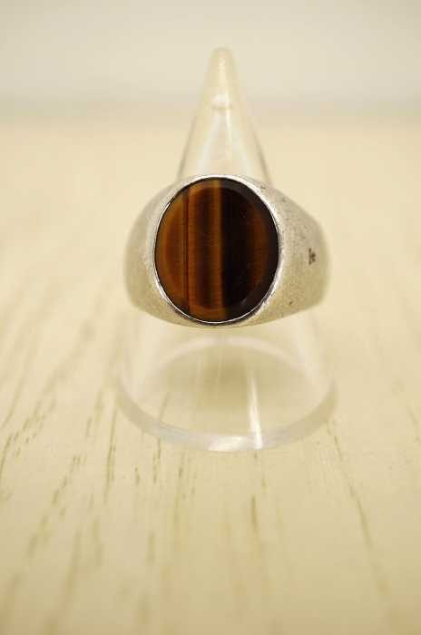 TOMWOOD(トムウッド) tiger eye silver Oval Tiger Eye タイガーアイ 琥珀 メンズ アクセサリー