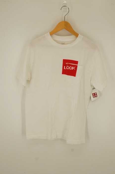 LQQK STUDIO（ルックスタジオ） ロゴプリント ポケットTシャツ ショートスリーブカットソー メンズ トップス