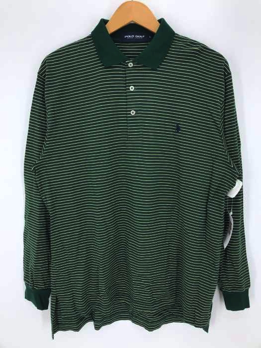 POLO GOLF RALPH LAUREN(ポロゴルフラルフローレン) ボーダーロングスリーブポロシャツ 90s メンズ トップス