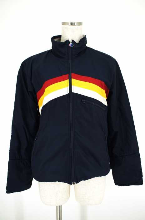 Champion （チャンピオン） 裏地スウェットナイロンリブジャケット レディース アウター