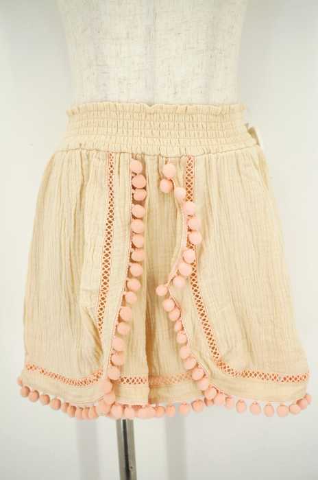 lilicious () ぽんぽんガーゼショートパンツ レディース パンツ