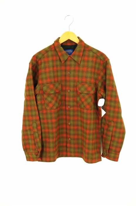 PENDLETON（ペンドルトン） オンブレチェツク柄 ウールボタンシャツ メンズ トップス