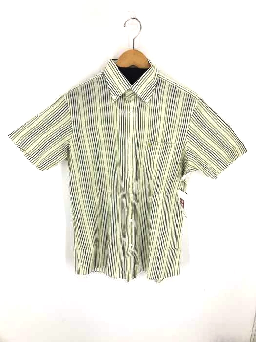 BURBERRY LONDON（バーバリーロンドン） ストライプ柄半袖ボタンダウンシャツ メンズ トップス