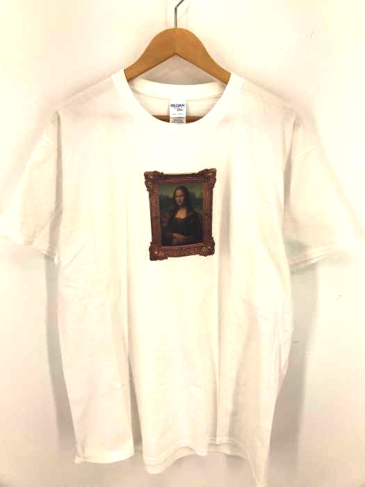 GILDAN（ギルダン） 肖像画プリントクルーネック半袖Tシャツ メンズ トップス