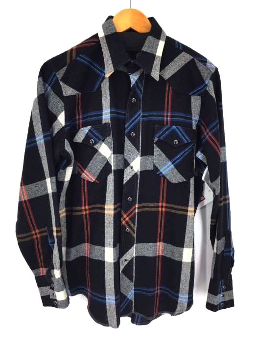 Wrangler（ラングラー） USA製 70S ネルシャツ メンズ トップス