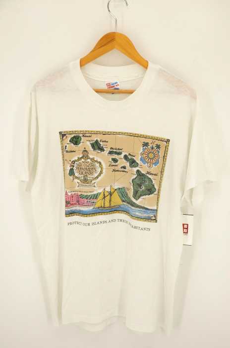 Hanes（ヘインズ） オールドUSA製HAWAIIプリントS/S TEE メンズ トップス