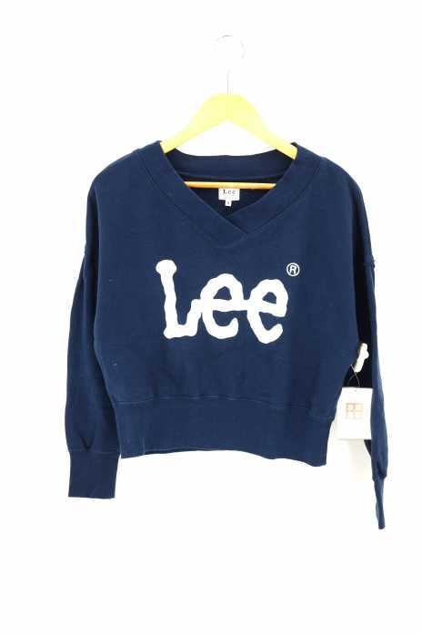 Lee （リー） ロゴプリント Vネックスウェット レディース トップス