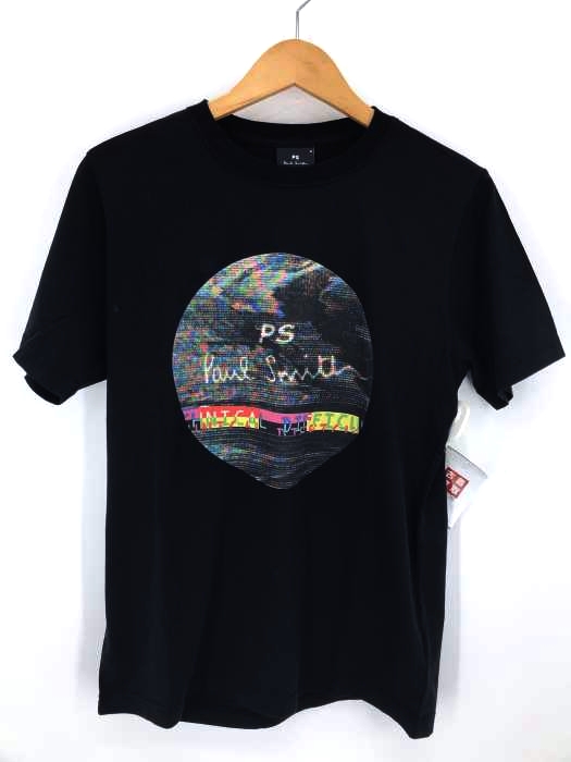 PS Paul Smith（ピーエスポールスミス） INTERFERENCE プリントオーガニックコットンTシャツ メンズ トップス