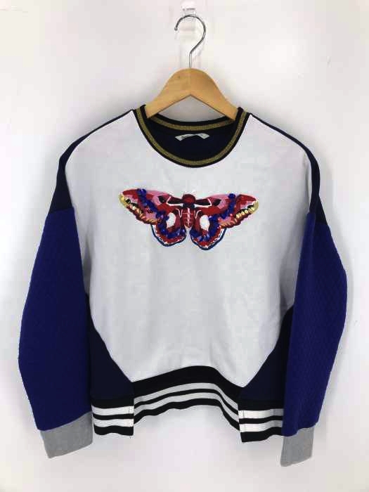 Desigual(デシグアル) バタフライモチーフ刺繍入りスウェットトレーナー レディース トップス