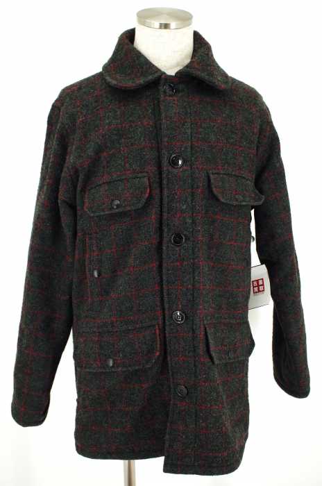 Johnson Woolen Mills (ジョンソンウーレンミルズ) チェック柄カバーオールジャケット メンズ アウター