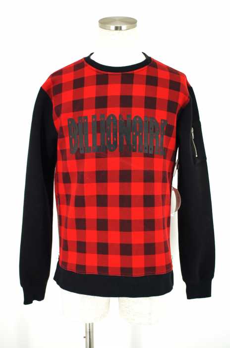 Billionaire Boys Club （ビリオネアボーイズクラブ） サイドジップ付きチェック柄スウェットトップス メンズ トップス