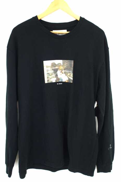MR.OLIVE (ミスターオリーブ) PHOTOGRAPHER MITSUGU COLLABORATION / MR BARBER L/S BIG T-SHIRT メンズ トップス