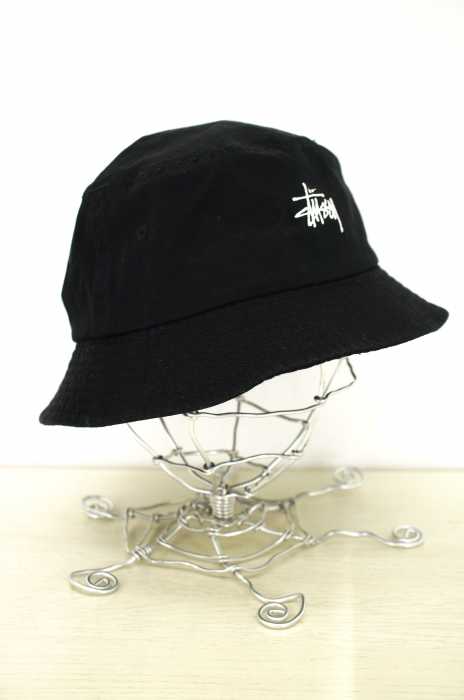 STUSSY （ステューシー） ブランドロゴ バケットハット レディース 帽子
