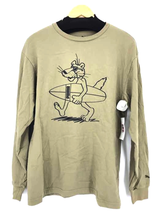 PUMA（プーマ） プリント L/S TEE メンズ トップス