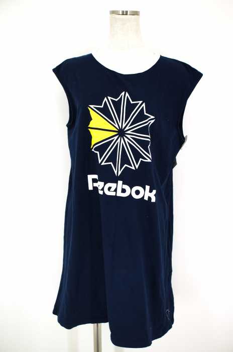 Reebok (リーボック) プリント入りノースリーブワンピース レディース ワンピース