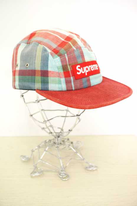 Supreme （シュプリーム） チェック柄ジェットキャップ　キャンプキャップ メンズ 帽子