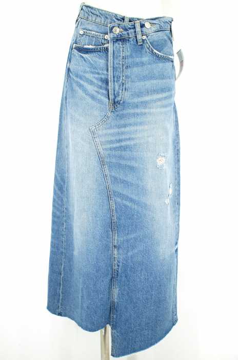 ZARA WOMAN （ザラ ウーマン） ダメージ加工デニムロングスカート レディース スカート